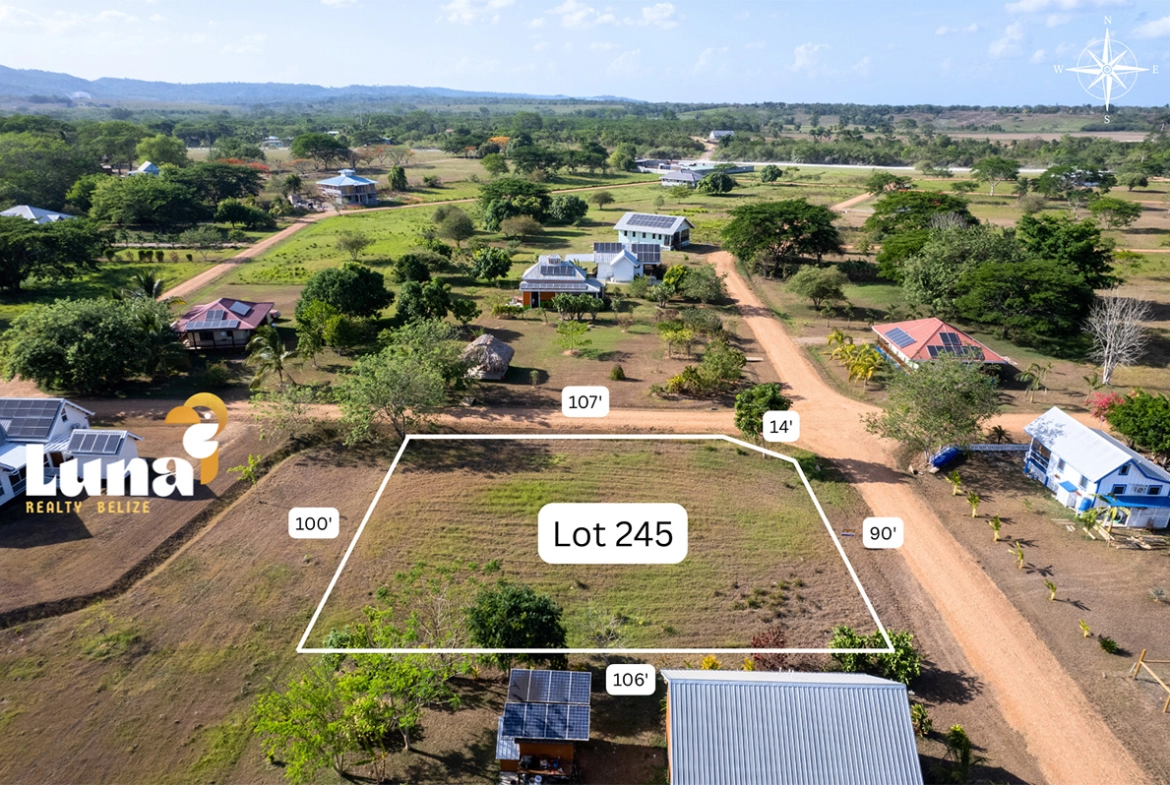 Corner Lot for Sale in Santa Familia, Cayo