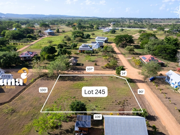 Corner Lot for Sale in Santa Familia, Cayo