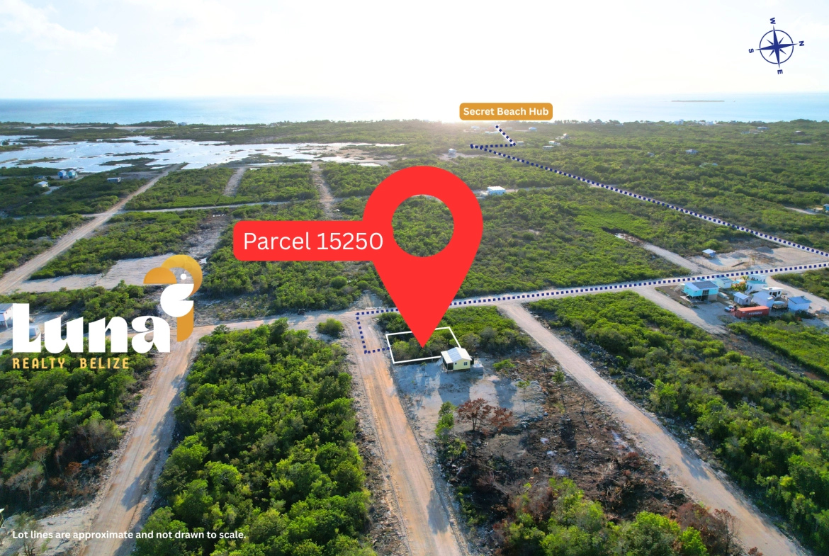 off-grid lot in West Caye, Belize